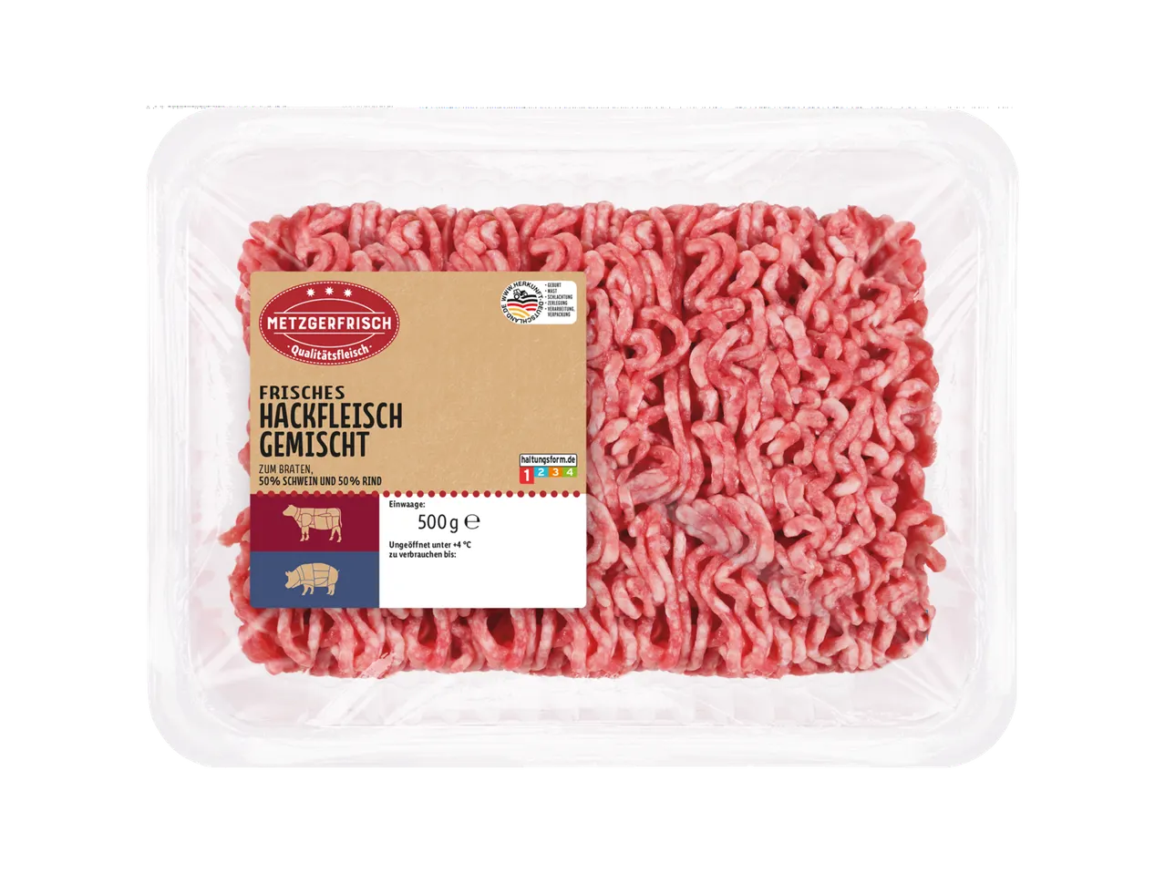 Metzgerfrisch Frisches Hackfleisch, gemischt