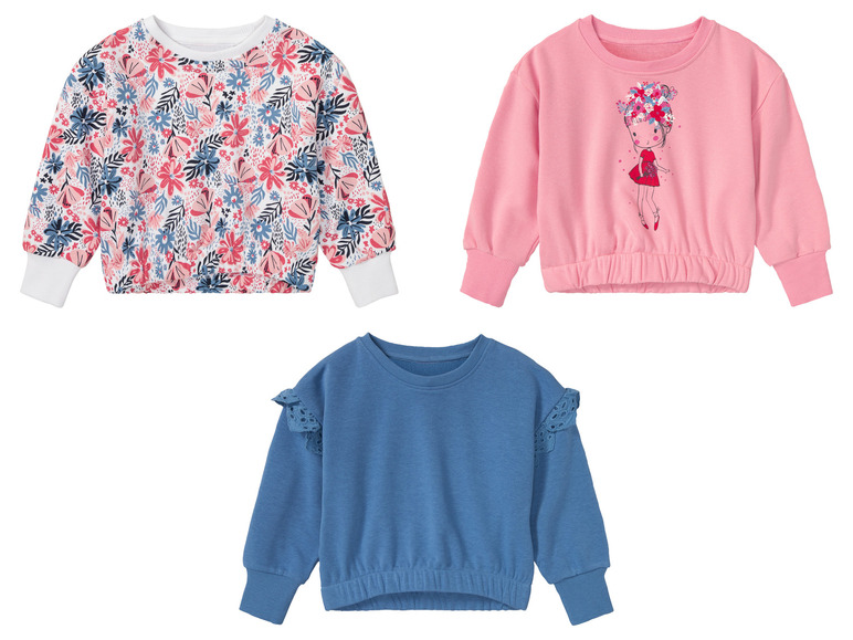 LUPILU® Kleinkinder Sweatpullover, hoher Baumwollanteil