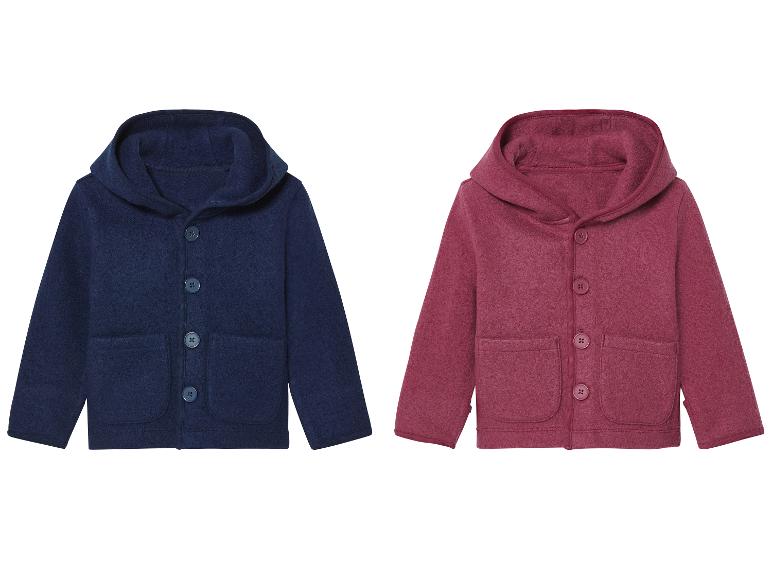 LUPILU® Baby-Jacke, aus reiner Bio-Merinowolle