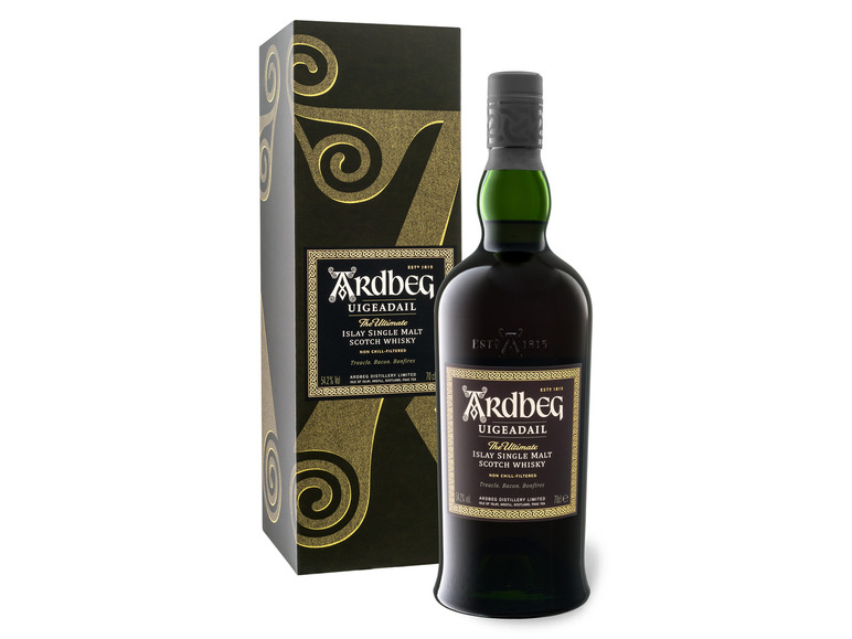 ARDBEG Uigeadail Islay The Ultimate Single Malt Scotch Whisky mit Geschenkbox 54,2% Vol