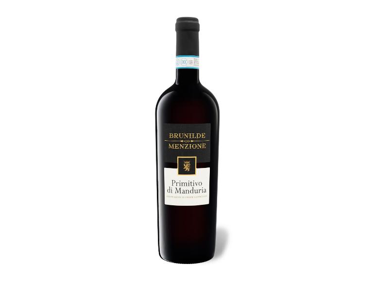 BRUNILDE DI MENZIONE Primitivo di Manduria DOC halbtrocken, Rotwein 2024
