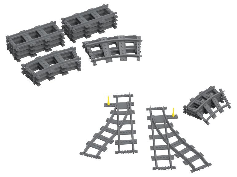 PLAYTIVE CLIPPYS Schienen-Set / Weichen-Set