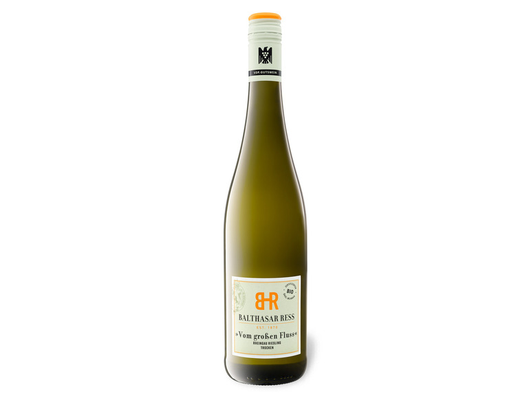 WEINGUT BALTHASAR RESS BIO Vom großen Fluss Rheingau Riesling VDP.Gutswein trocken vegan, Weißwein 2024