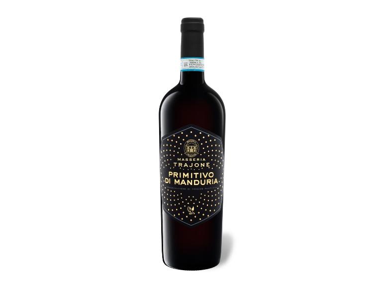 MASSERIA Trajone Primitivo di Manduria DOP halbtrocken, Rotwein 2023
