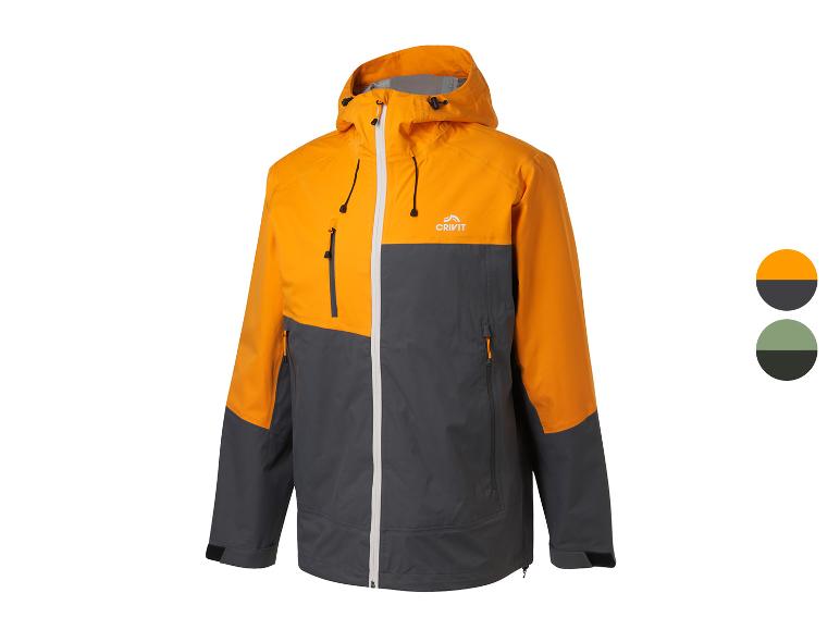 CRIVIT Herren Funktionsjacke, atmungsaktiv, wind- und wasserdicht