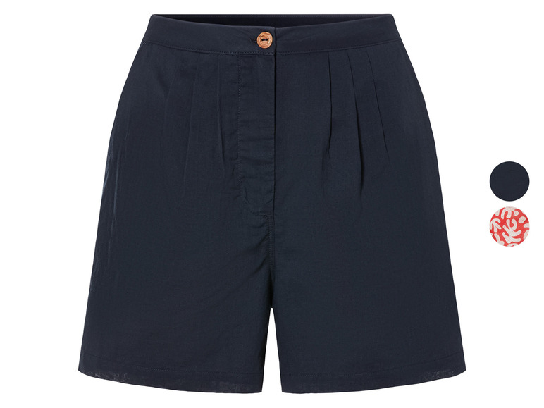 ESMARA® Damen Shorts mit hoher Leibhöhe
