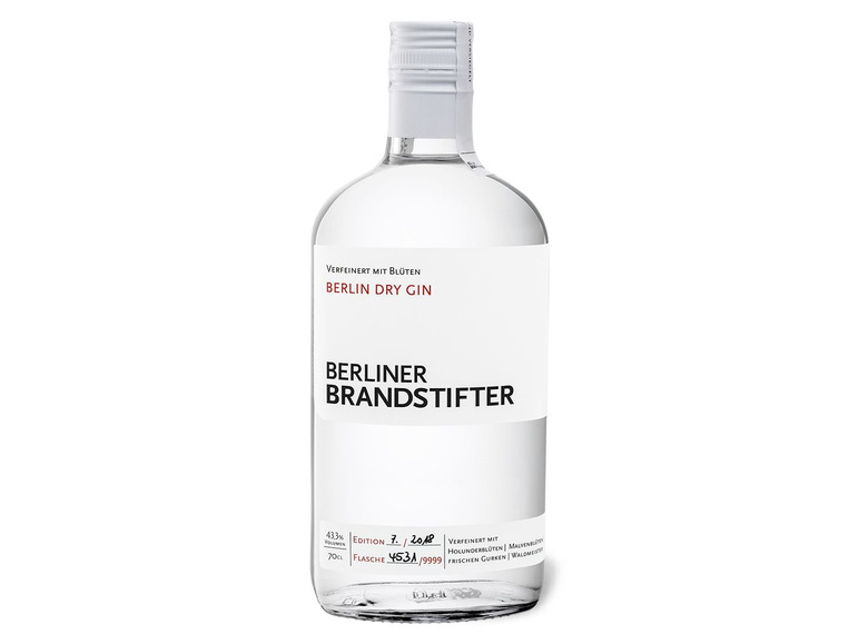 BERLINER BRANDSTIFTER Berlin Dry Gin 43,3% Vol