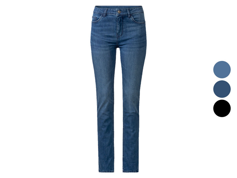 ESMARA® Damen Jeans, Slim Fit, normale Leibhöhe