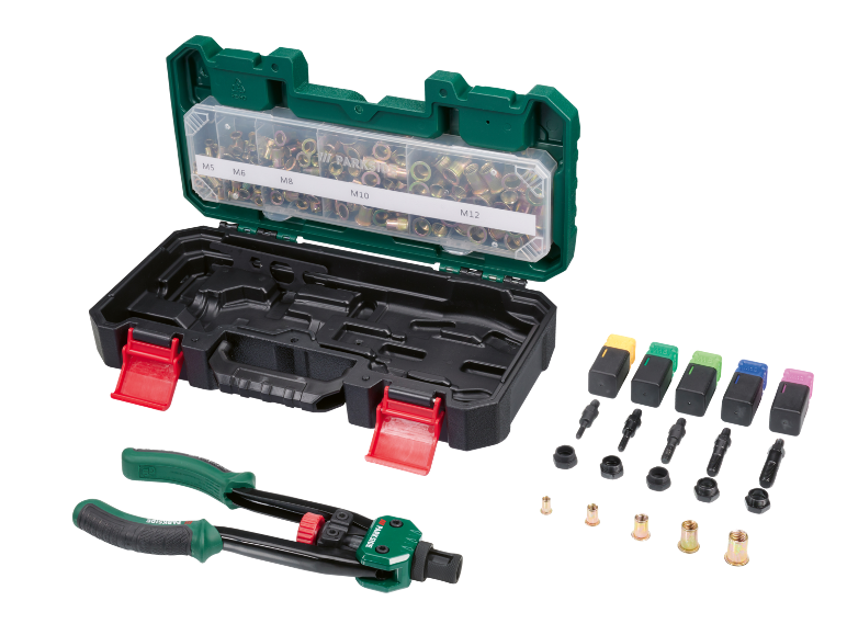 PARKSIDE® Nietmutternzange, inkl. Zubehör 150tlg.