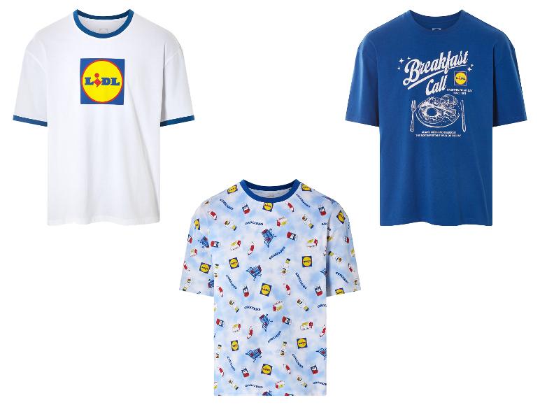 Lidl Herren T-Shirt aus reiner Baumwolle
