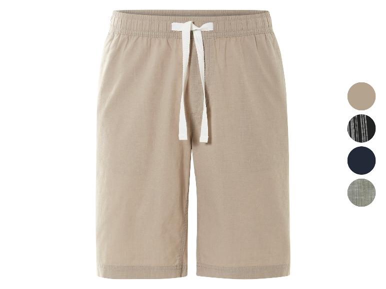 LIVERGY® Herren Bermudas, mit seitlichen Eingrifftaschen