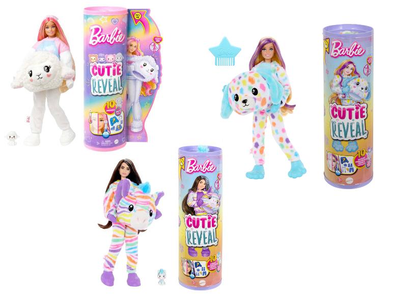BARBIE Cutie Reveal Puppe, mit Plüschkostüm