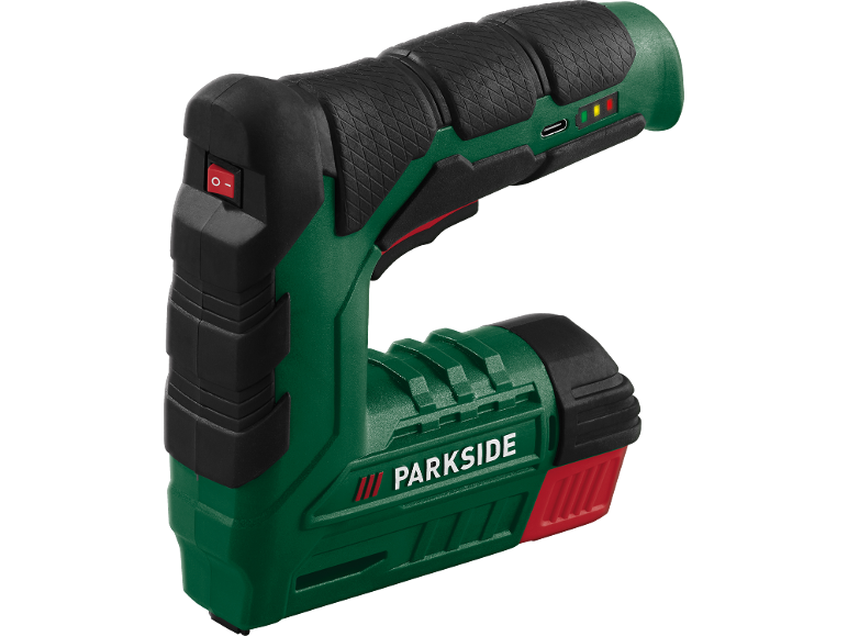 PARKSIDE® 4V Akku-Tacker »PAT 4 D6«, mit integriertem Akku und Ladekabel