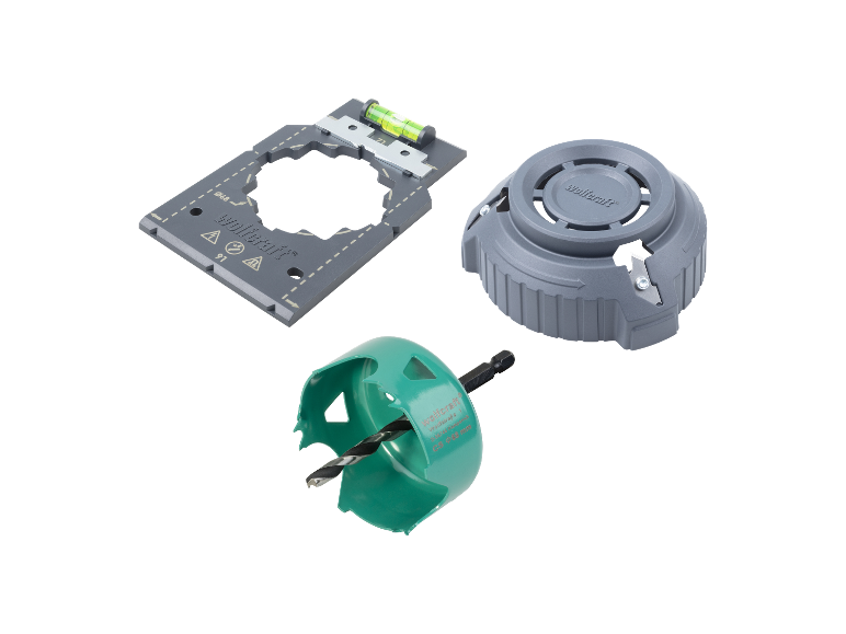 WOLFCRAFT Geling-Set "Hohlwanddosen installieren"