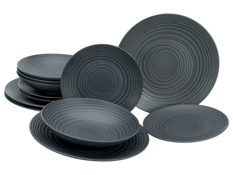 CREATABLE Teller-Set »Lava Stone«, 12-teilig
