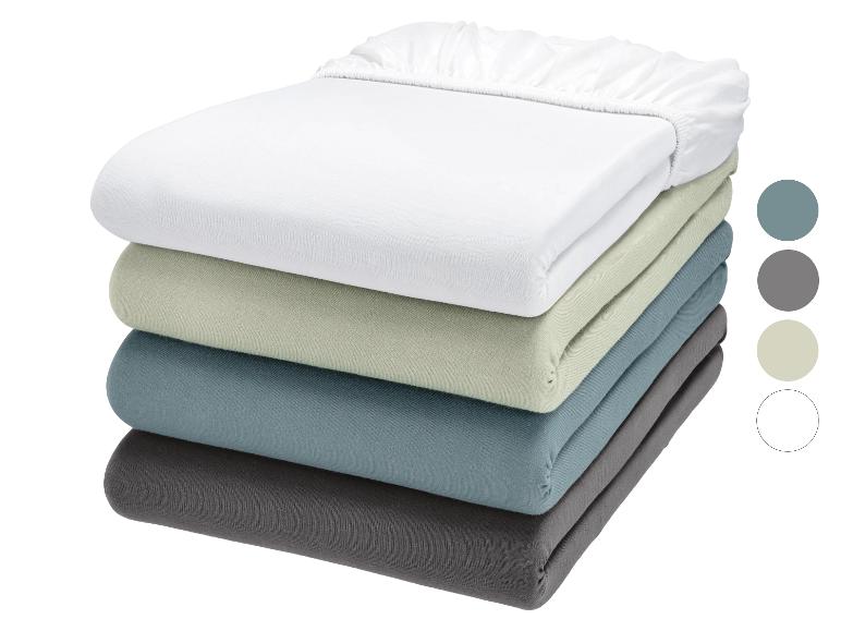 LIVARNO® Boxspring Jersey-Spannbettlaken, 140-160 x 200 cm